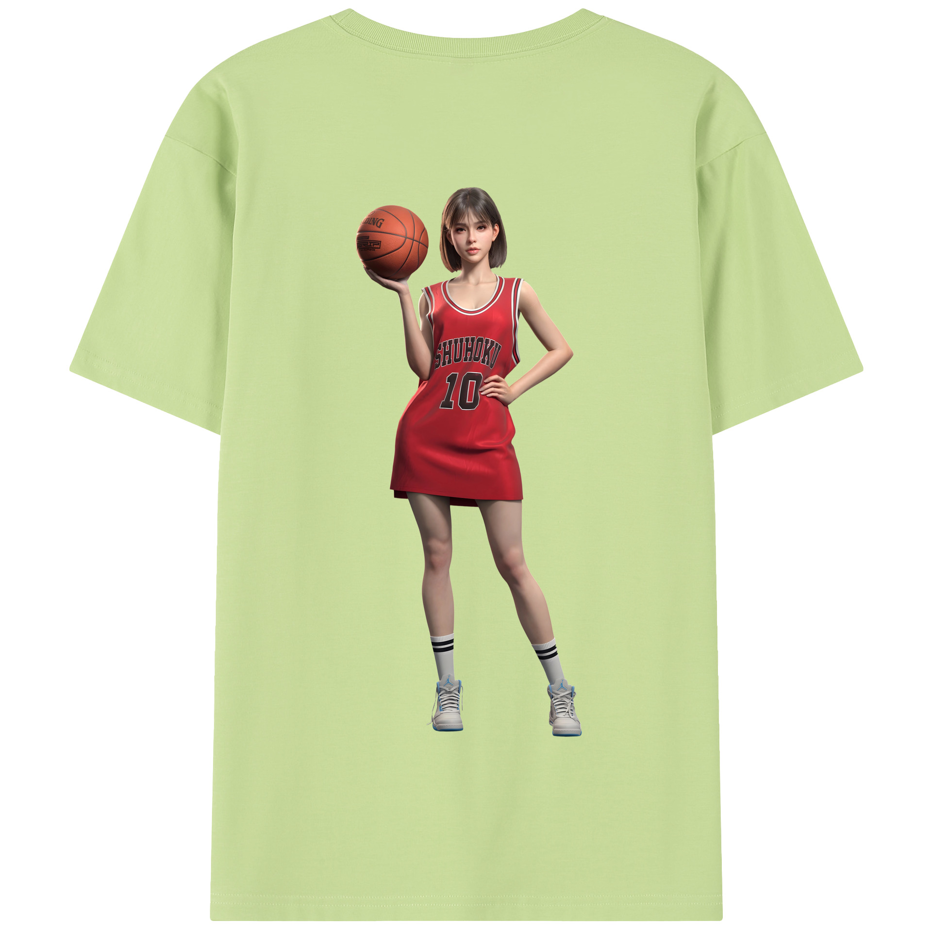 SLAM DUNK／スラムダンク 綿100％半袖Tシャツ（背面プリント）